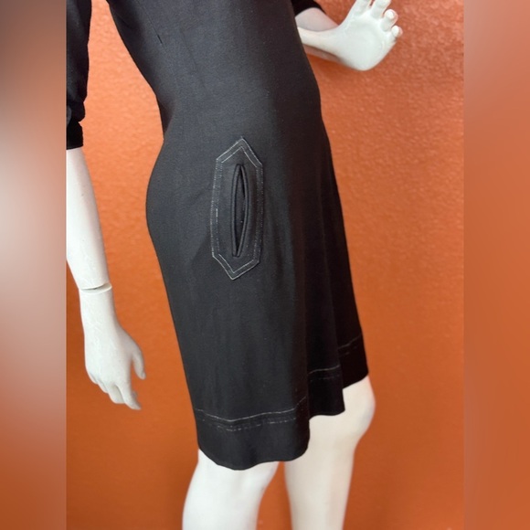 Yigal Azrouel Black Long Sleeve Dress size 4. E3 - Picture 10 of 17